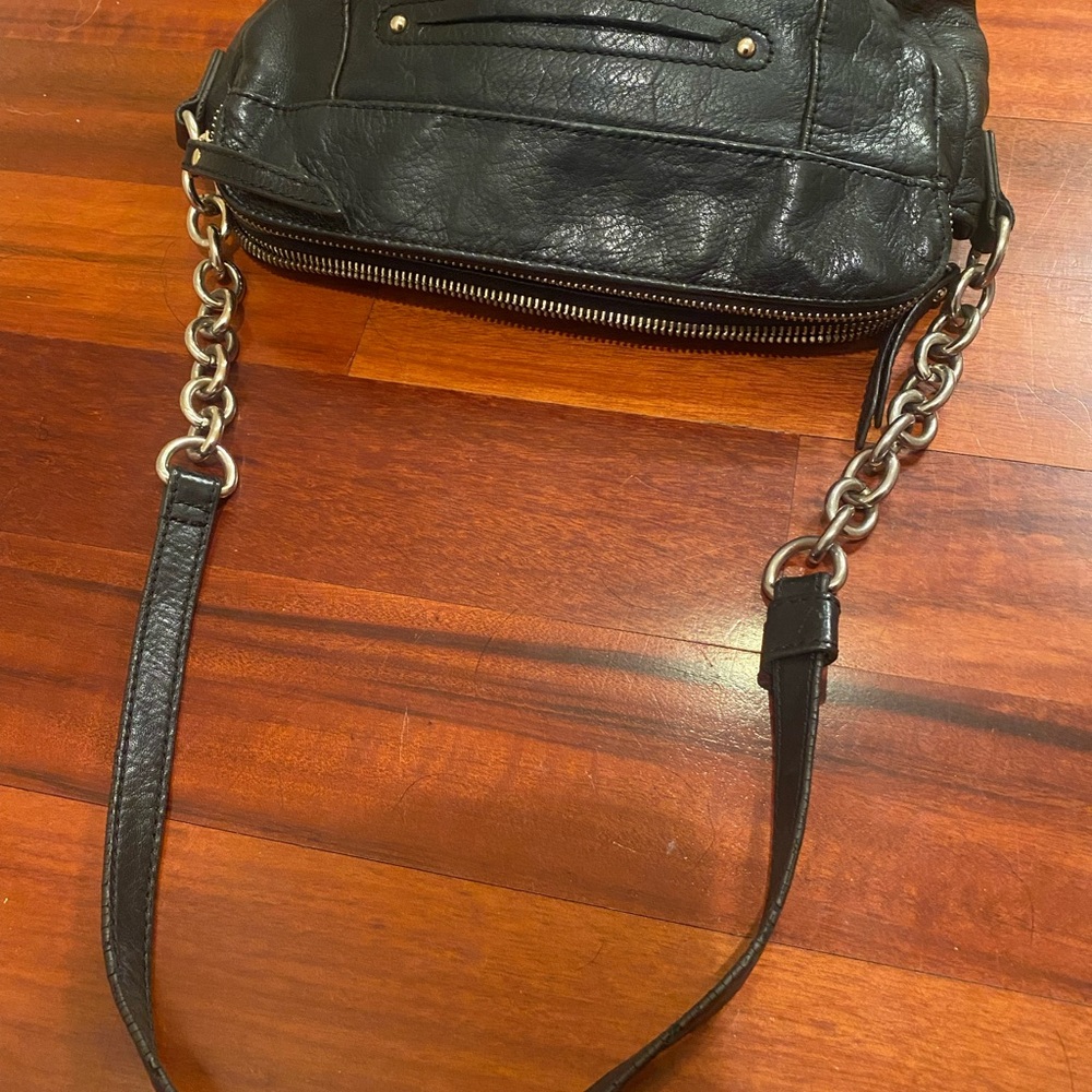 Beautiful black soft buttery leather bag. Like new - Picture 8 of 8